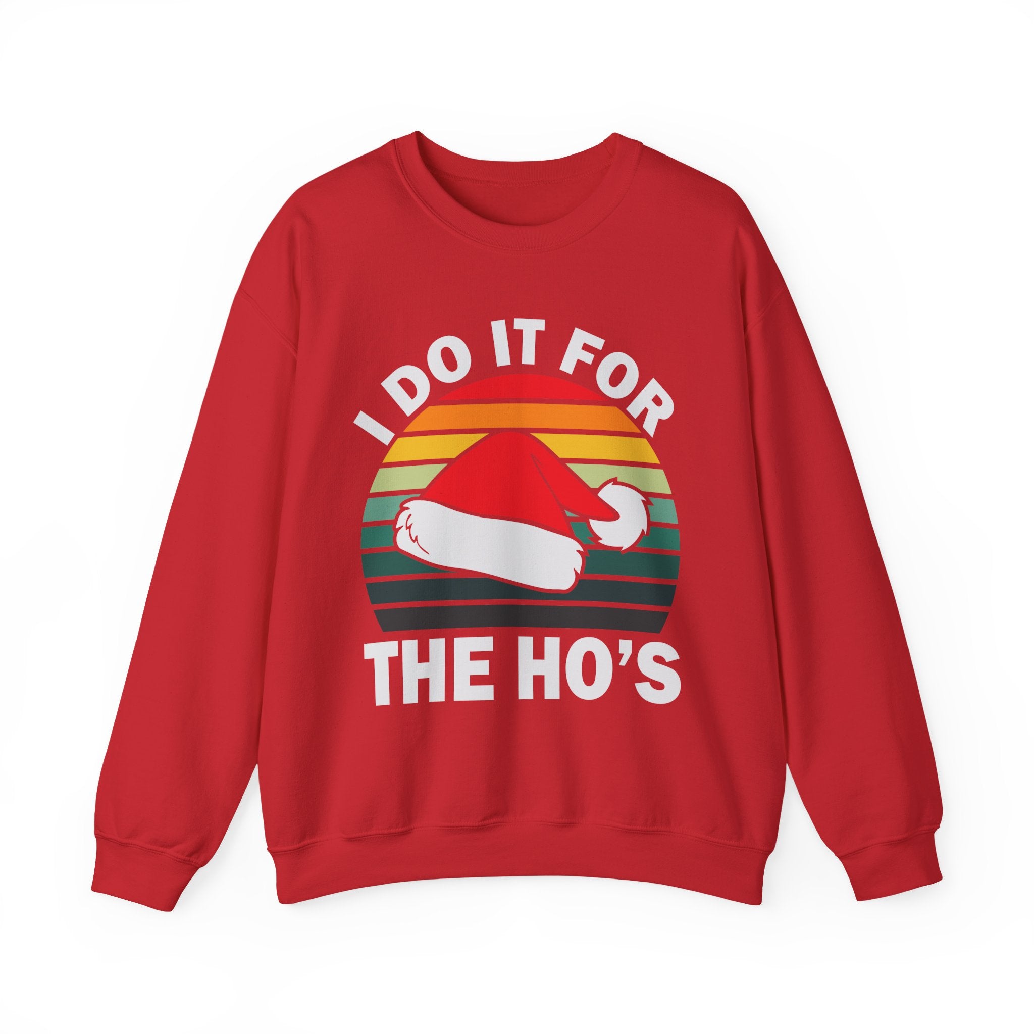 Santa's Retro Holiday Humor - Unisex Premium Sweatshirt