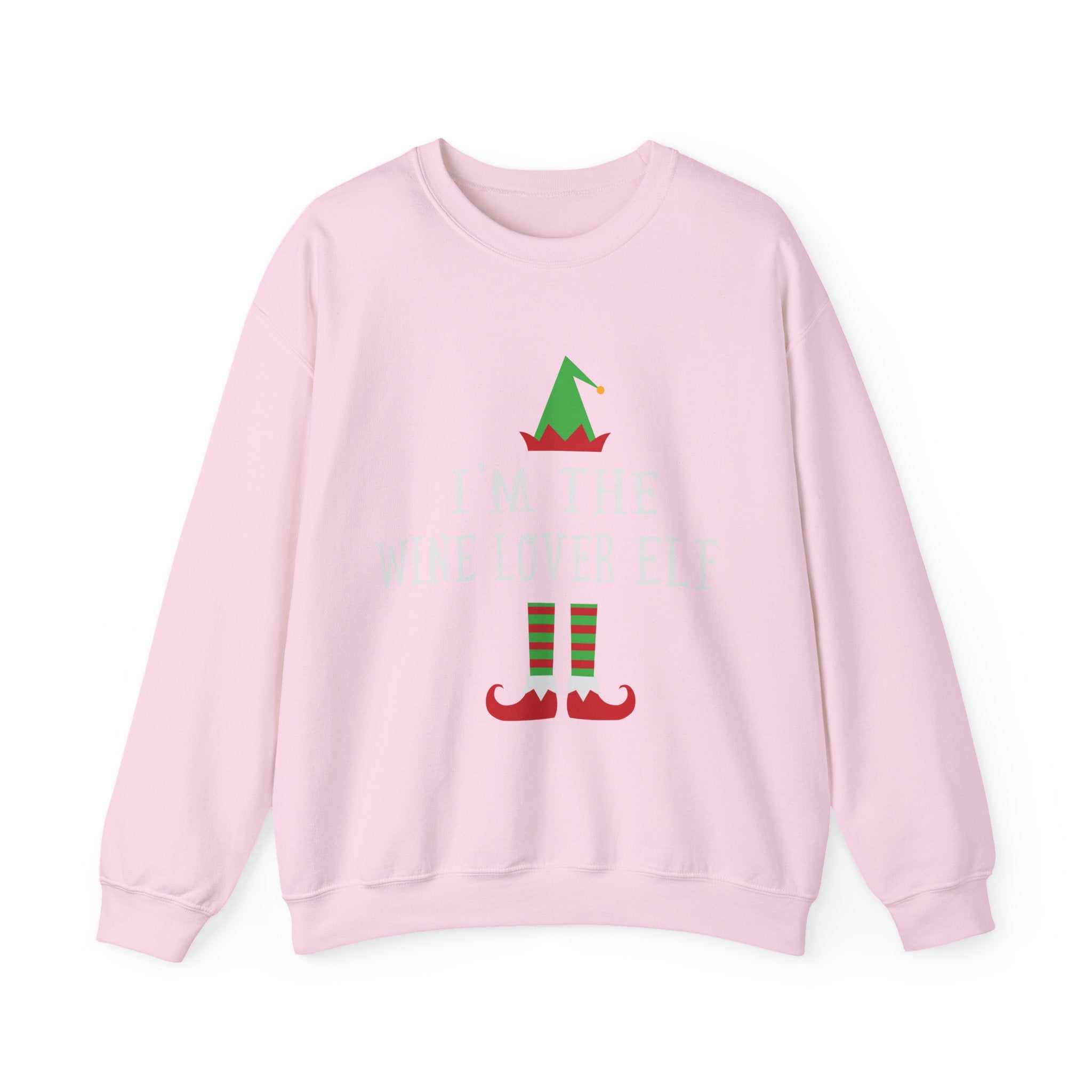 Wine Lover Elf Holiday Cheer - Unisex Premium Sweatshirt