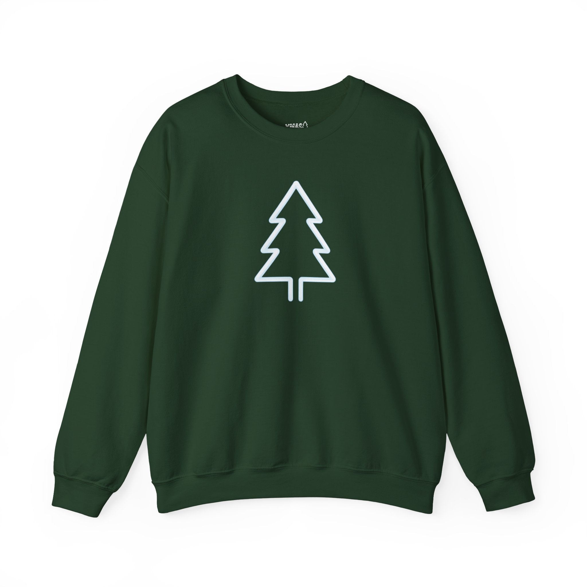 XMAS TREE with XMAS BANGERZ back print - Unisex Premium Sweatshirt