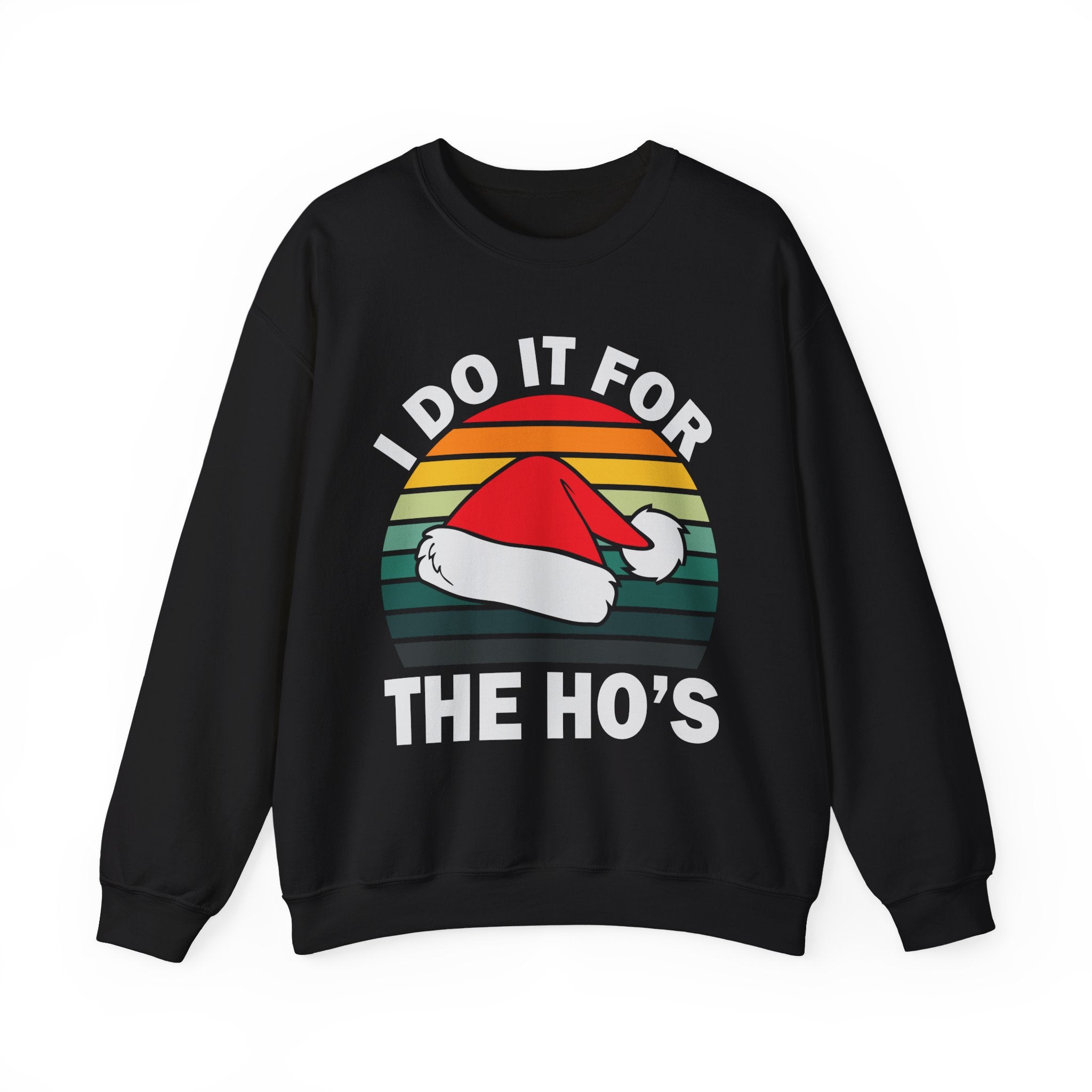 Santa's Retro Holiday Humor - Unisex Premium Sweatshirt