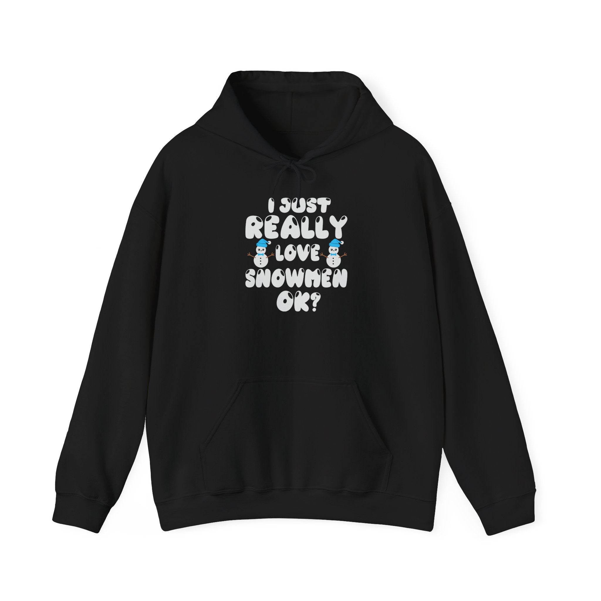 Snowman Obsession Statement Graphic - Unisex Premium Hoodie