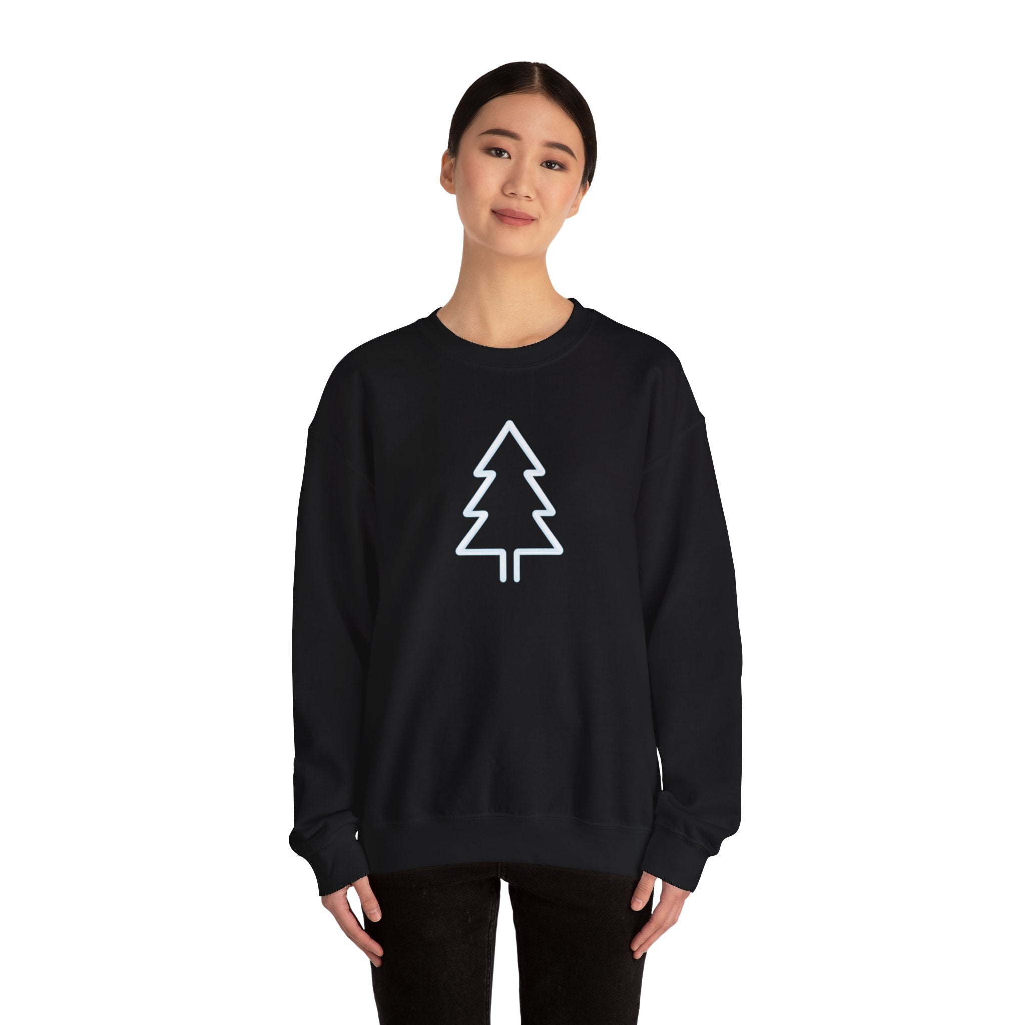 XMAS TREE with XMAS BANGERZ back print - Unisex Premium Sweatshirt