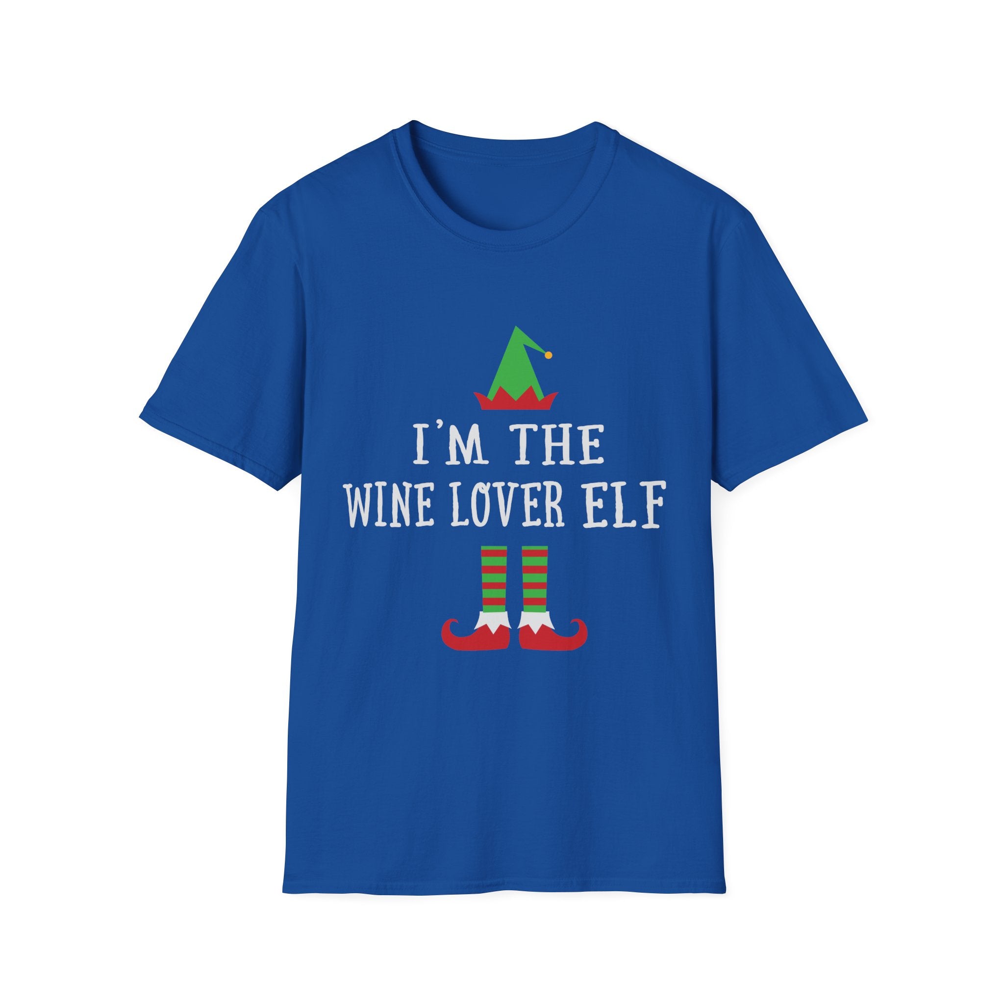 Wine Lover Elf Holiday Humor - Unisex Premium Shirt
