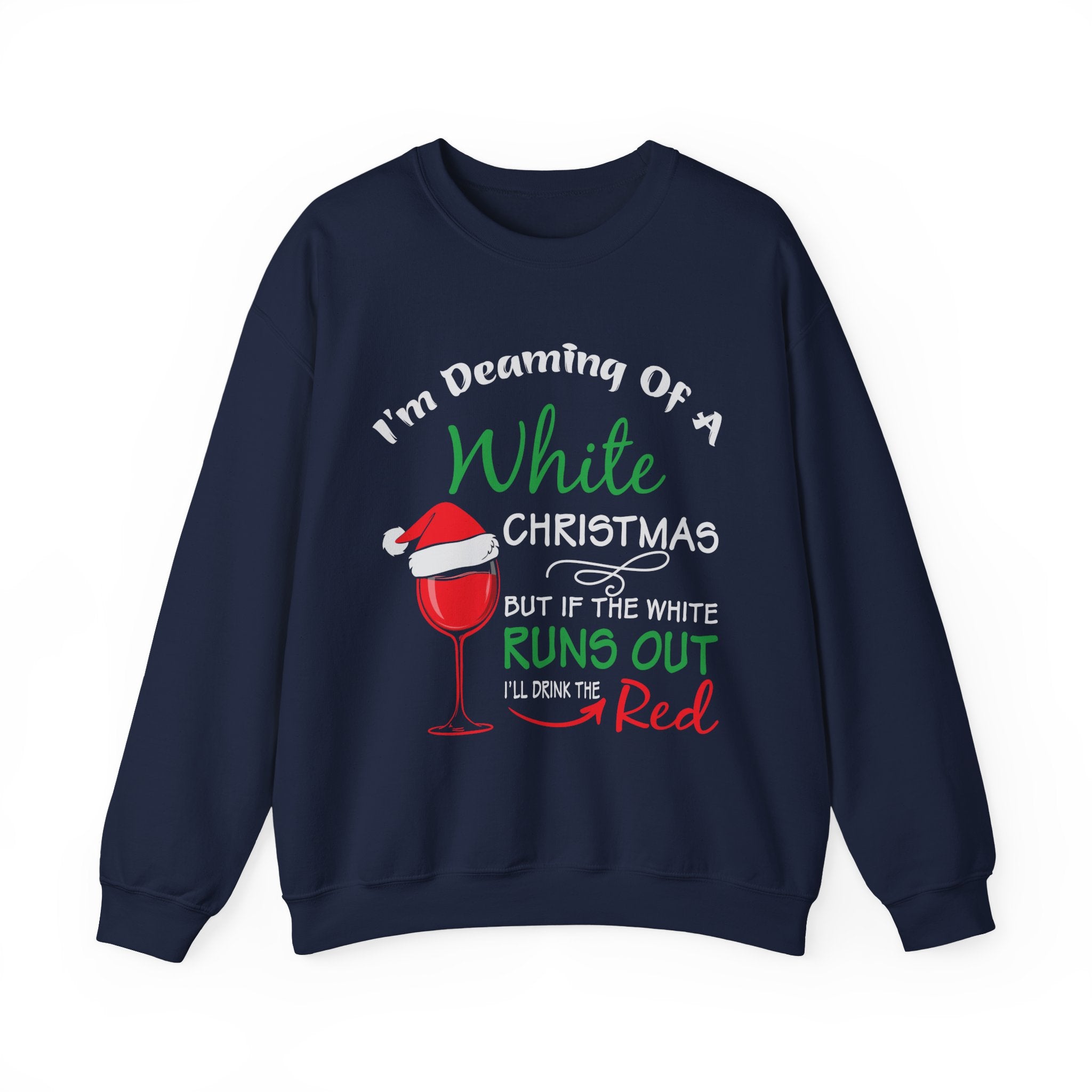 Wine Lovers Holiday Humor - Unisex Premium Sweatshirt