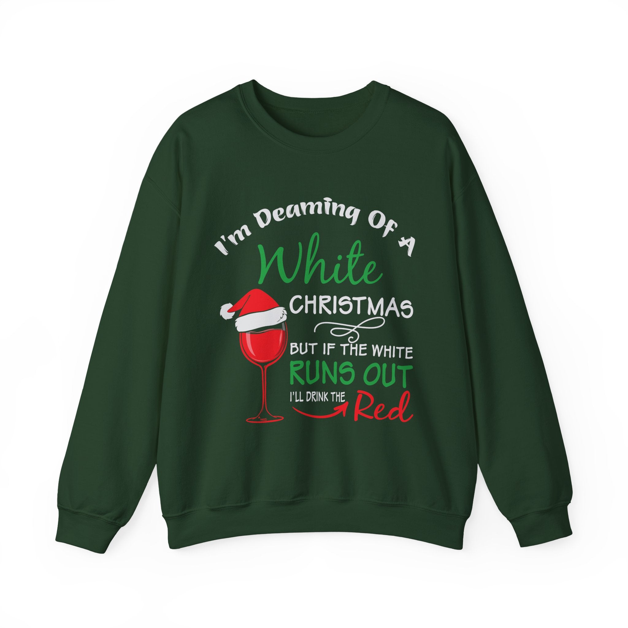 Wine Lovers Holiday Humor - Unisex Premium Sweatshirt