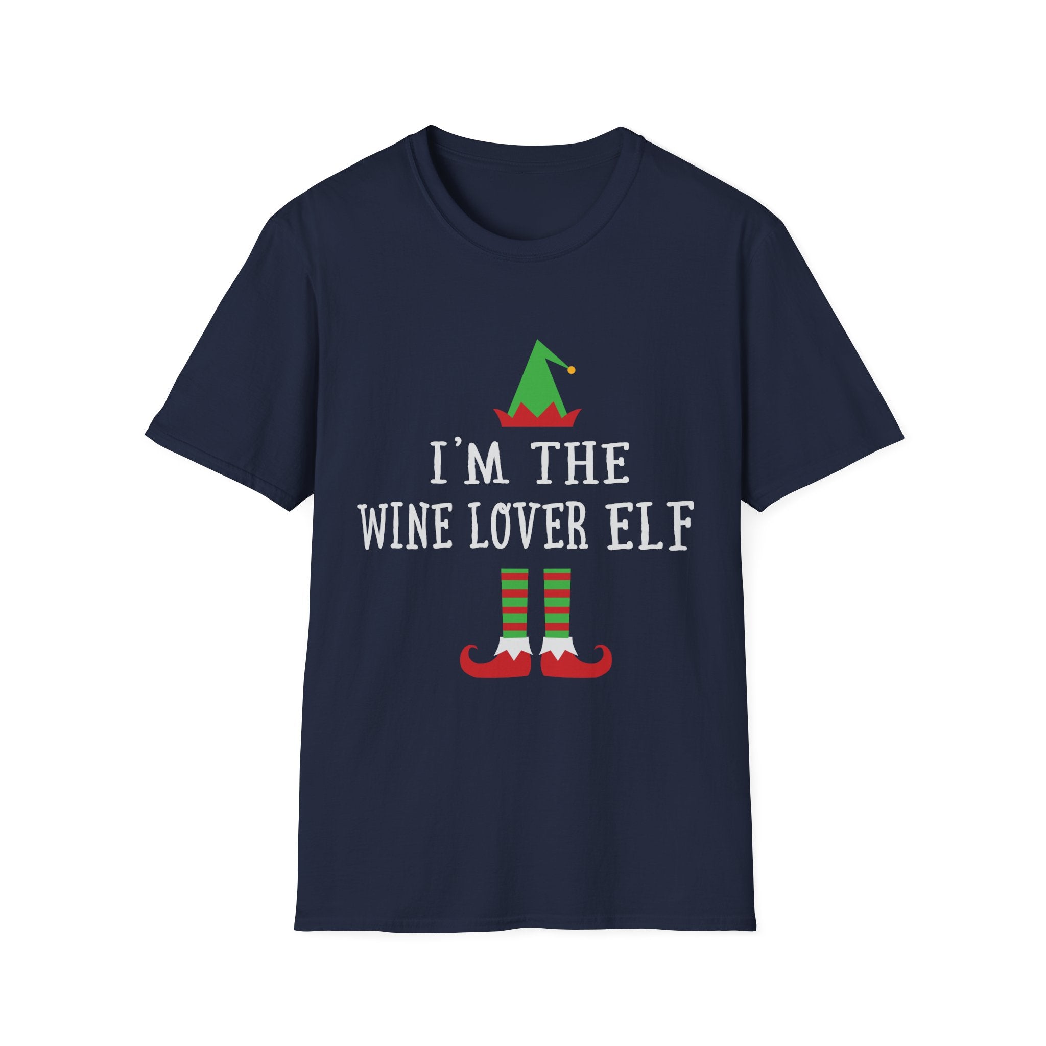 Wine Lover Elf Holiday Humor - Unisex Premium Shirt