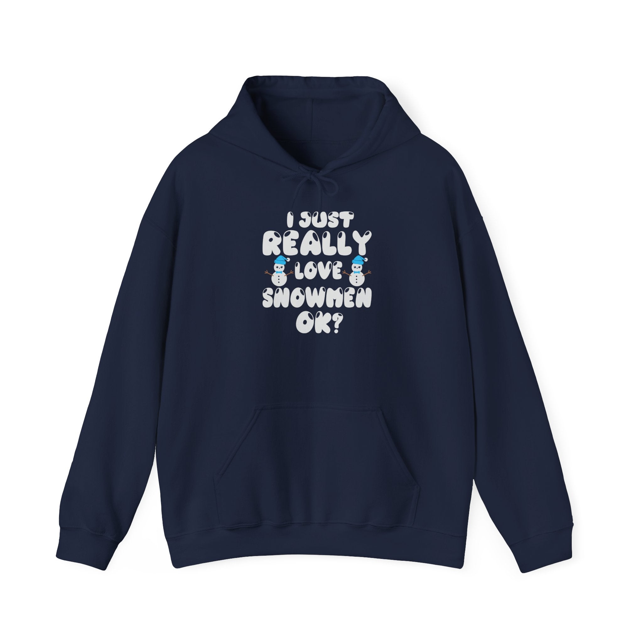 Snowman Obsession Statement Graphic - Unisex Premium Hoodie