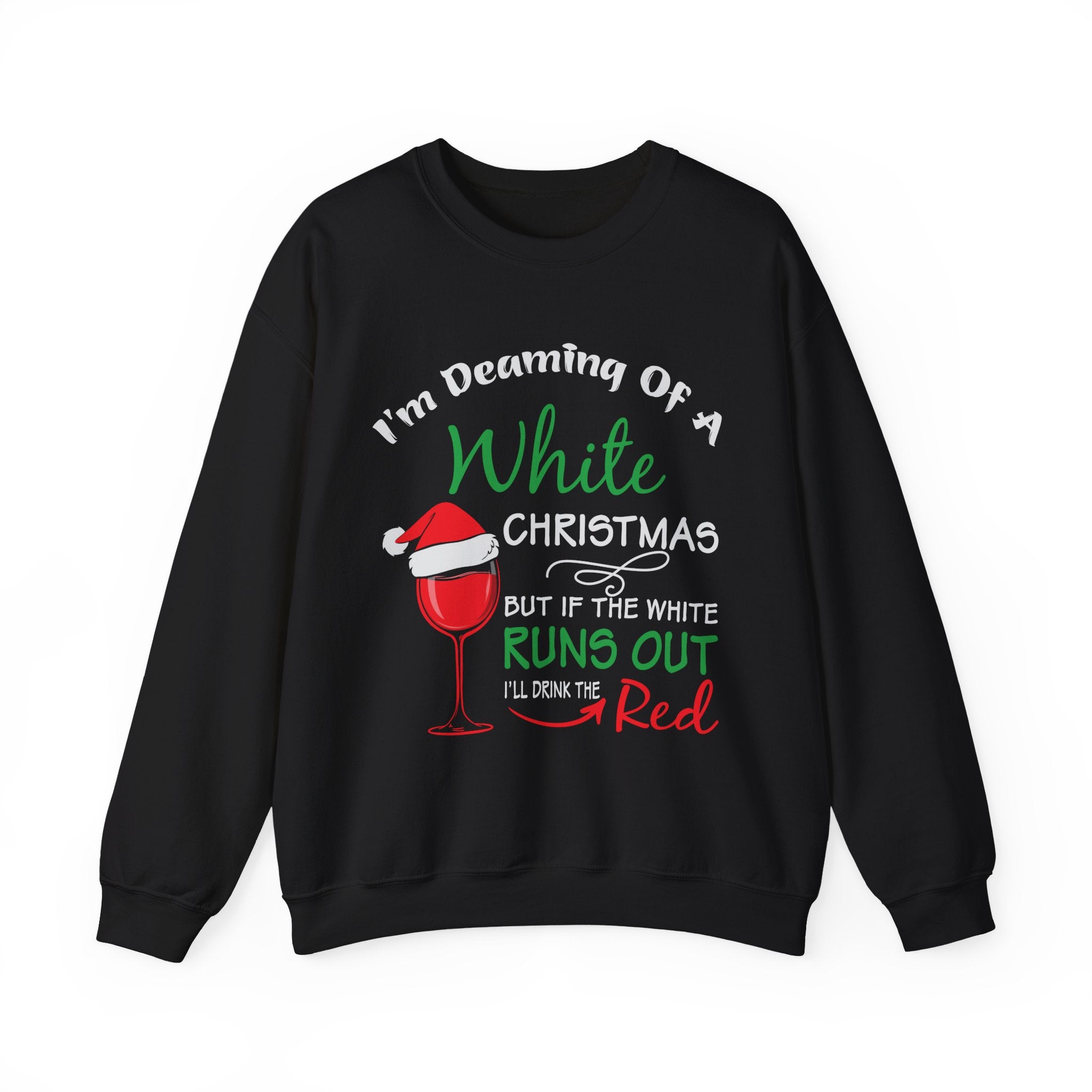 Wine Lovers Holiday Humor - Unisex Premium Sweatshirt