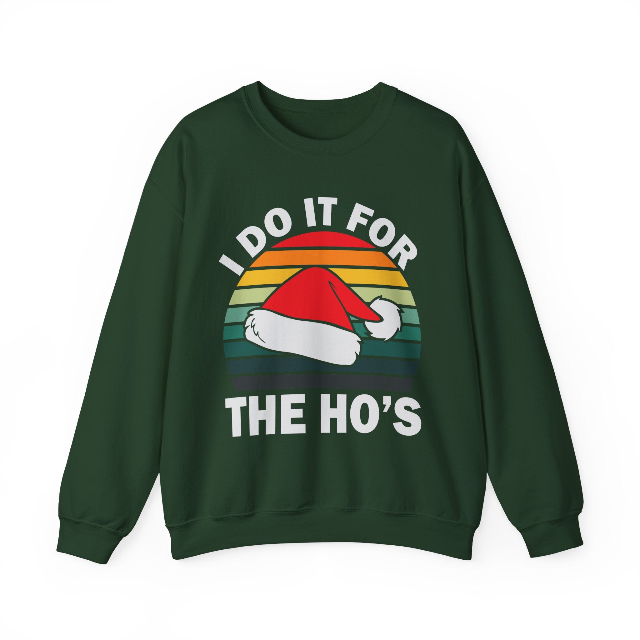 Santa's Retro Holiday Humor - Unisex Premium Sweatshirt