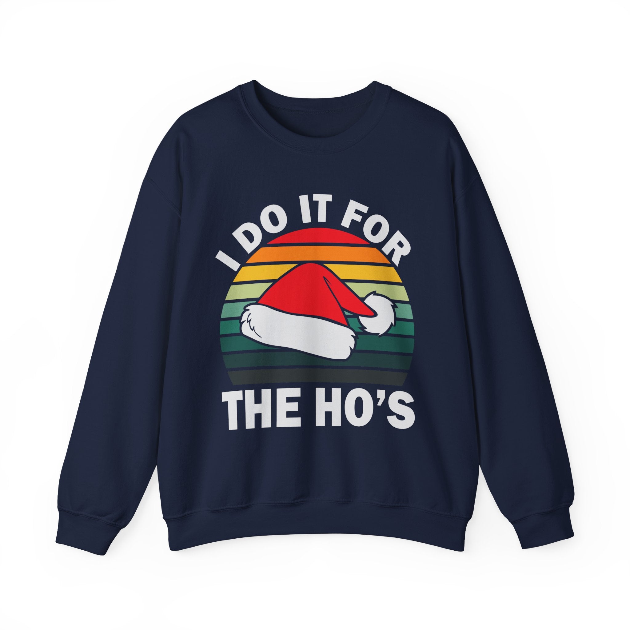 Santa's Retro Holiday Humor - Unisex Premium Sweatshirt