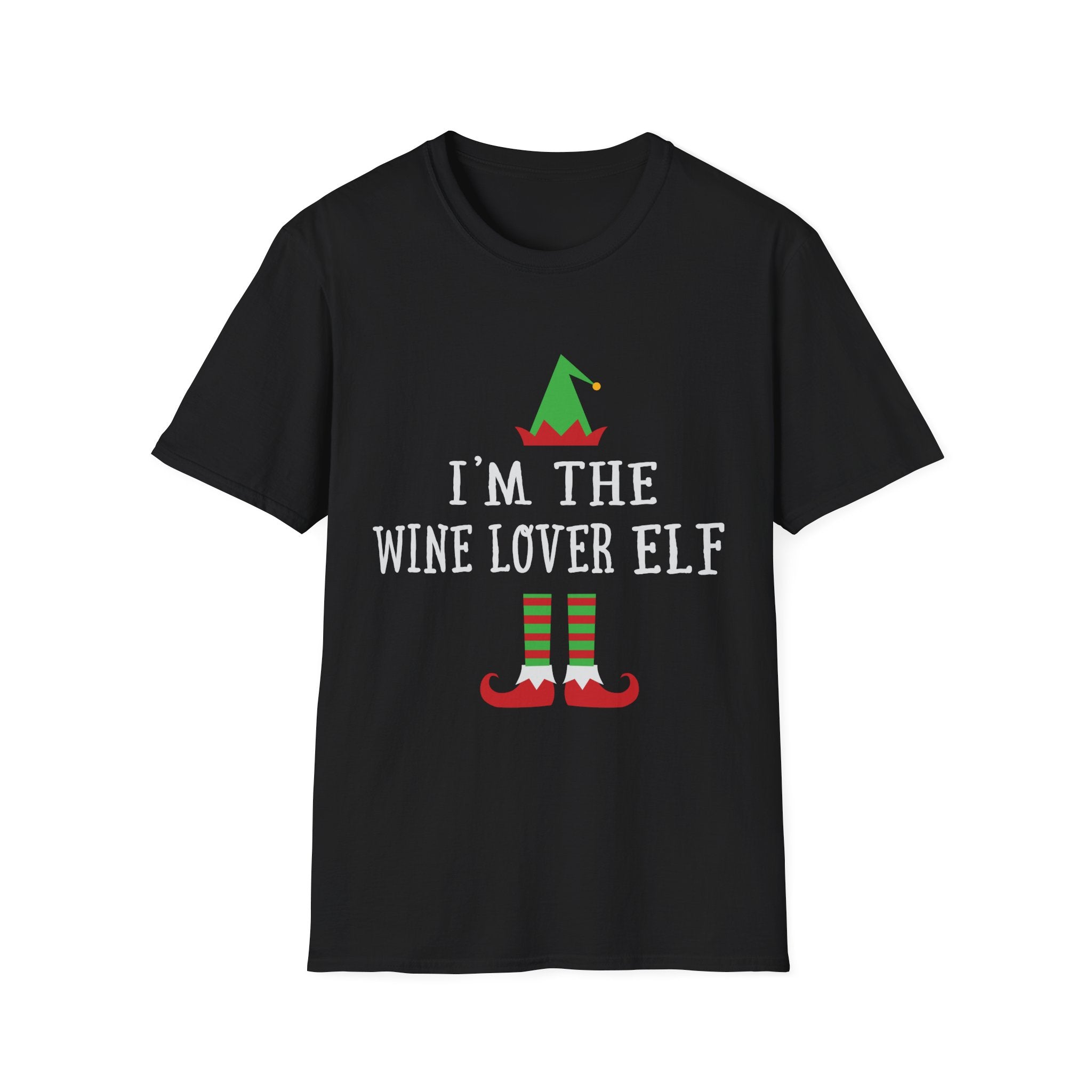 Wine Lover Elf Holiday Humor - Unisex Premium Shirt