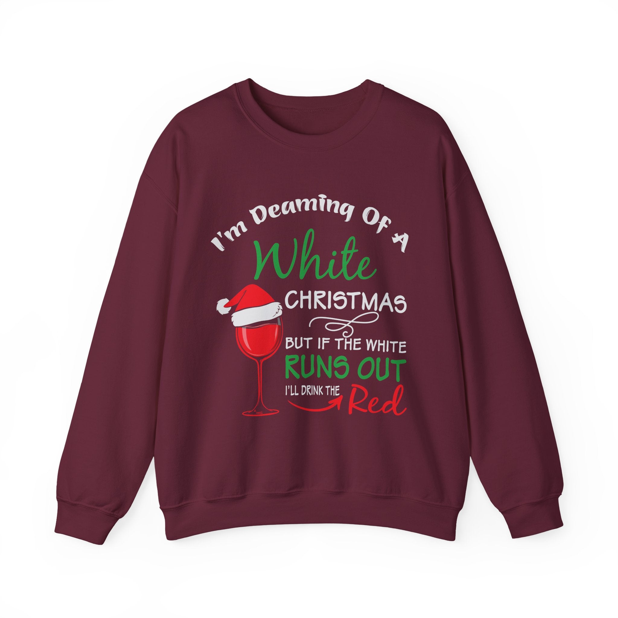 Wine Lovers Holiday Humor - Unisex Premium Sweatshirt