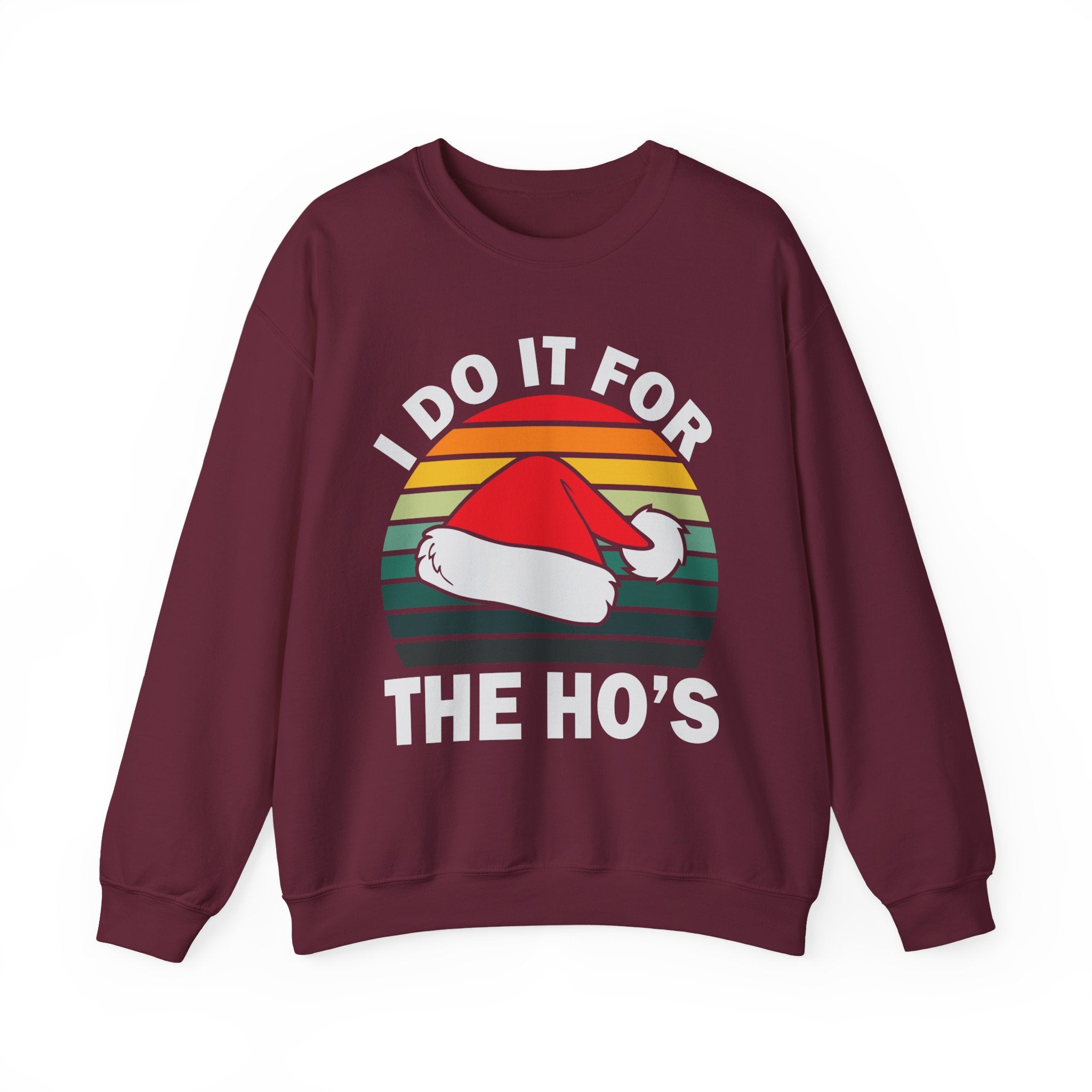 Santa's Retro Holiday Humor - Unisex Premium Sweatshirt